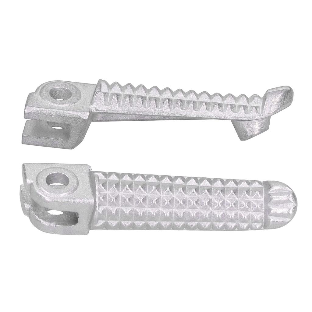 Motorcycle Foot Pegs Direct Replacement with 8 Accessories Foot Pegs Metal Material Abrasion Resistant