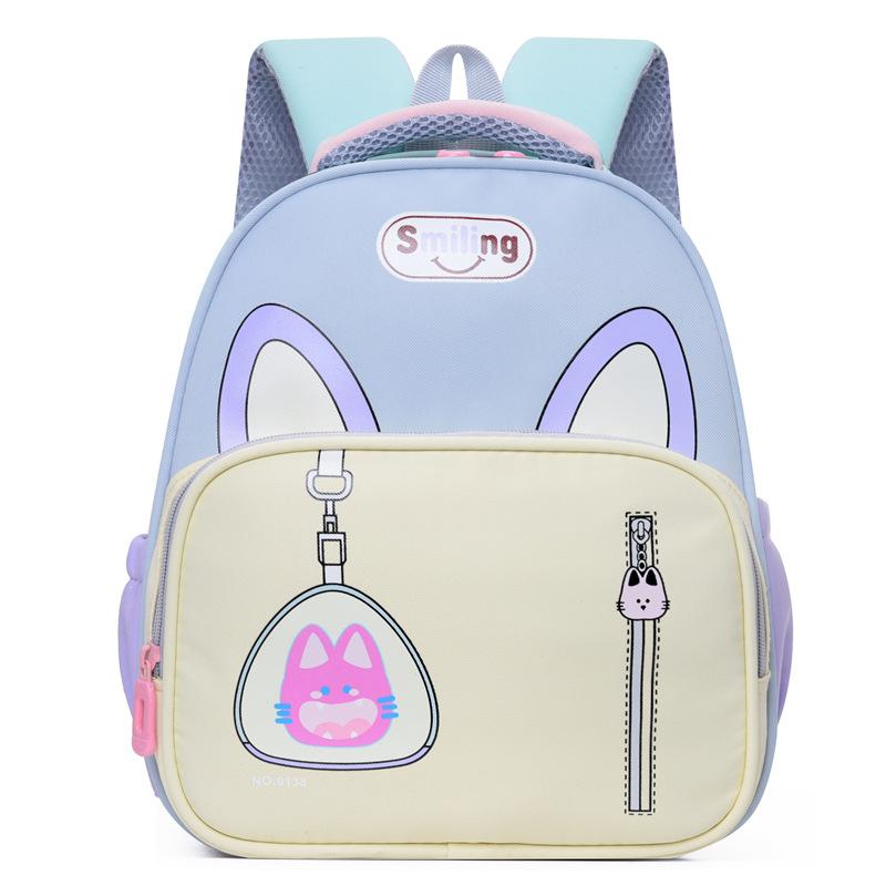 Kindergarten schoolbag women's new cartoon cute baby burden reduction backpack large capacity lightweight burden reduction children's backpack