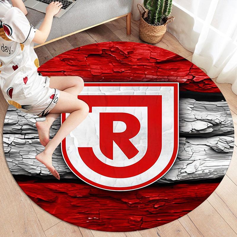SSV Jahn Regensburg Round Area Rug,Carpet Rug for Living Room Bedroom Sofa Playroom Decor,Non-slip Floor Mat
