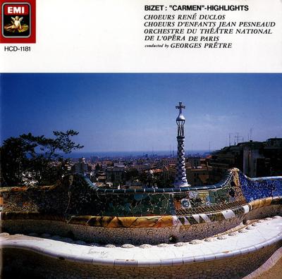 CD GEORGES BIZET  Carmen  Highlights HCD1181 EMI Japan Classical Used