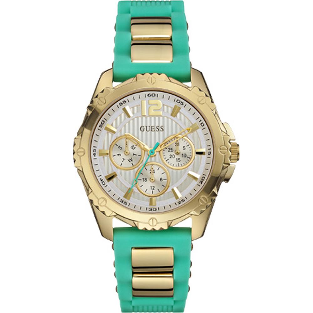GUESS Intrepid 2 Gold Stainless Steel Ladies Quartz Watch W0325L4 золотой
