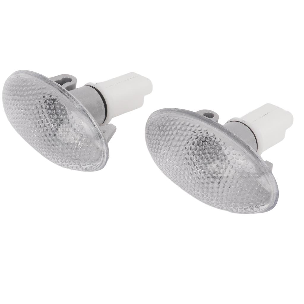 2PCS LED Side Indicator Repeater Light 632574 Side Marker Lamp Set Replacement for Peugeot 206 607 407 1007