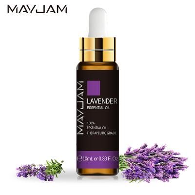 MAYJAM 3/6 Stück 10 ml reines ätherisches Lavendelöl Natürliche Pflanzentherapie Aromatherapie Diffusor Luftbefeuchter Massage Stressabbau Gesunde Pflege