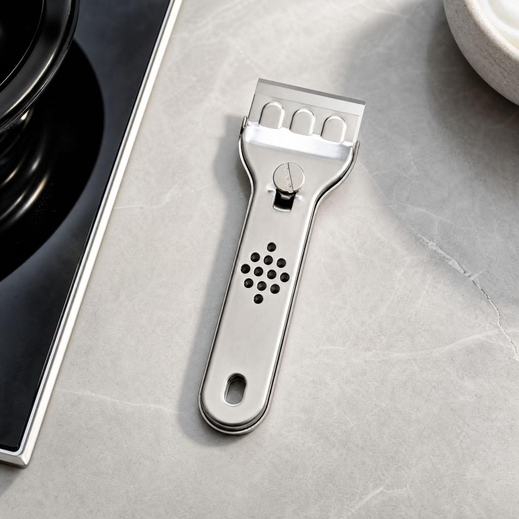 Multipurpose Scraper for Cement and Glue Removal - Glass, Kitchen and Pot Bottom Cleaning Tool
