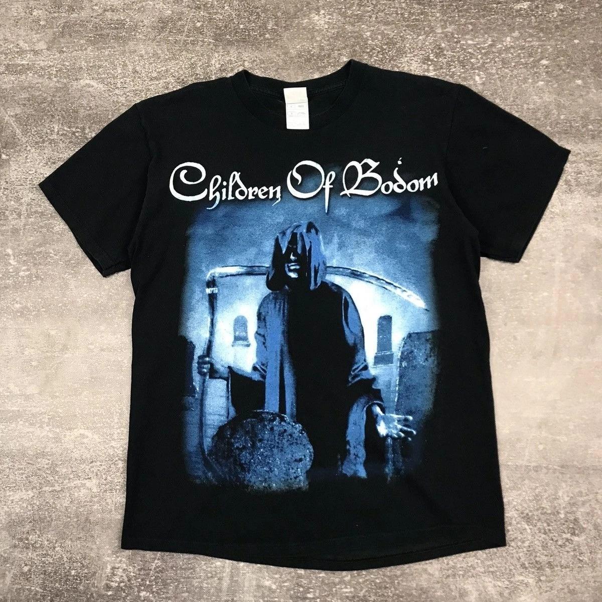 Children of Bodom Band Rare Design Black Short Sleeve Unisex Shirt S-5XL WA2223 XXXL
