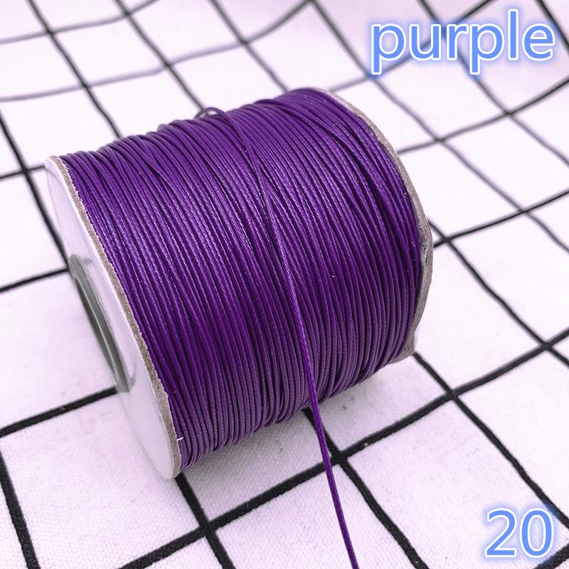 0.5 0.8 1.0 1.5 2.0mm Waxed  Cord Waxed Thread Cord String Strap Necklace Rope Bead DIY Jewelry Making for Bracelet