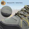 summer breathable safety shoes industrial boots for women anti-slip work shoes with a steel toe anti puncture safety sneakers