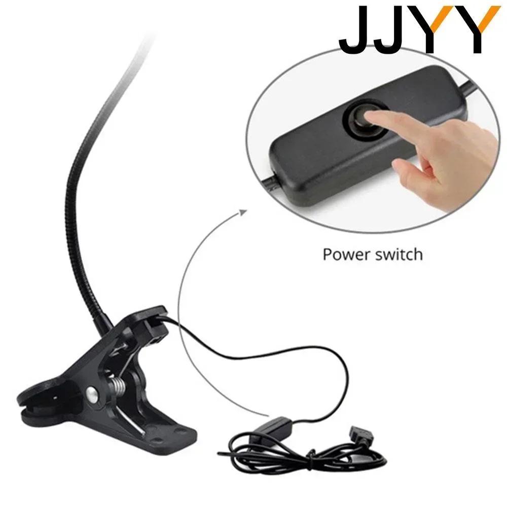 Flexible USB LED Desk Lamp 3W Adjustable Clip Light for Reading Home Office Gift Creative Task Lighting