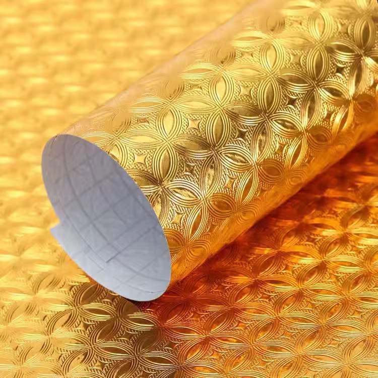 Self-Adhesive Kitchen Aluminum Foil Wallpaper: Oil-Proof, Waterproof, Heat and Moisture Resistant