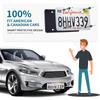 Silicone License Plate Frames with License Plate Screws Universal License Plate Cover Automotive Exterior Accessories 2PCS Set