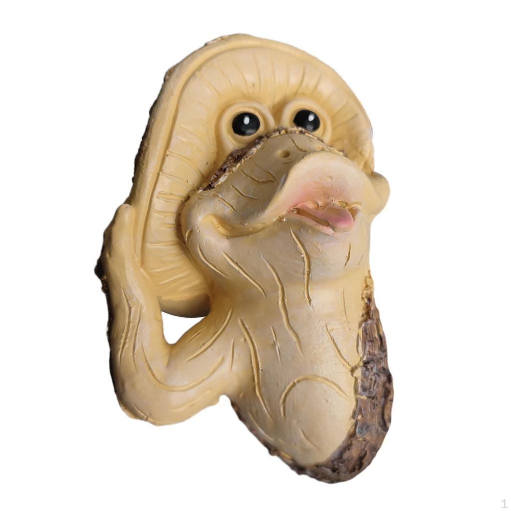 Frog Statue Sculpture Collection Desk Display Resin Figurine Ornament for Indoor Anniversary