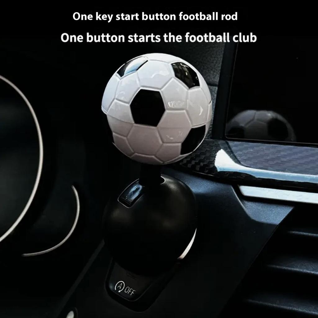 Football-Style Joystick for Car One-Key Start, Fun Start-Stop Button Lever, Super Cool Interior Decor