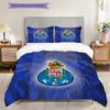 Porto Football Club Emblem Bedding (1 * duvet cover + 2 * pillowcase, without core) 2D Flat Christmas birthday gift Duvet cover and pillowcase