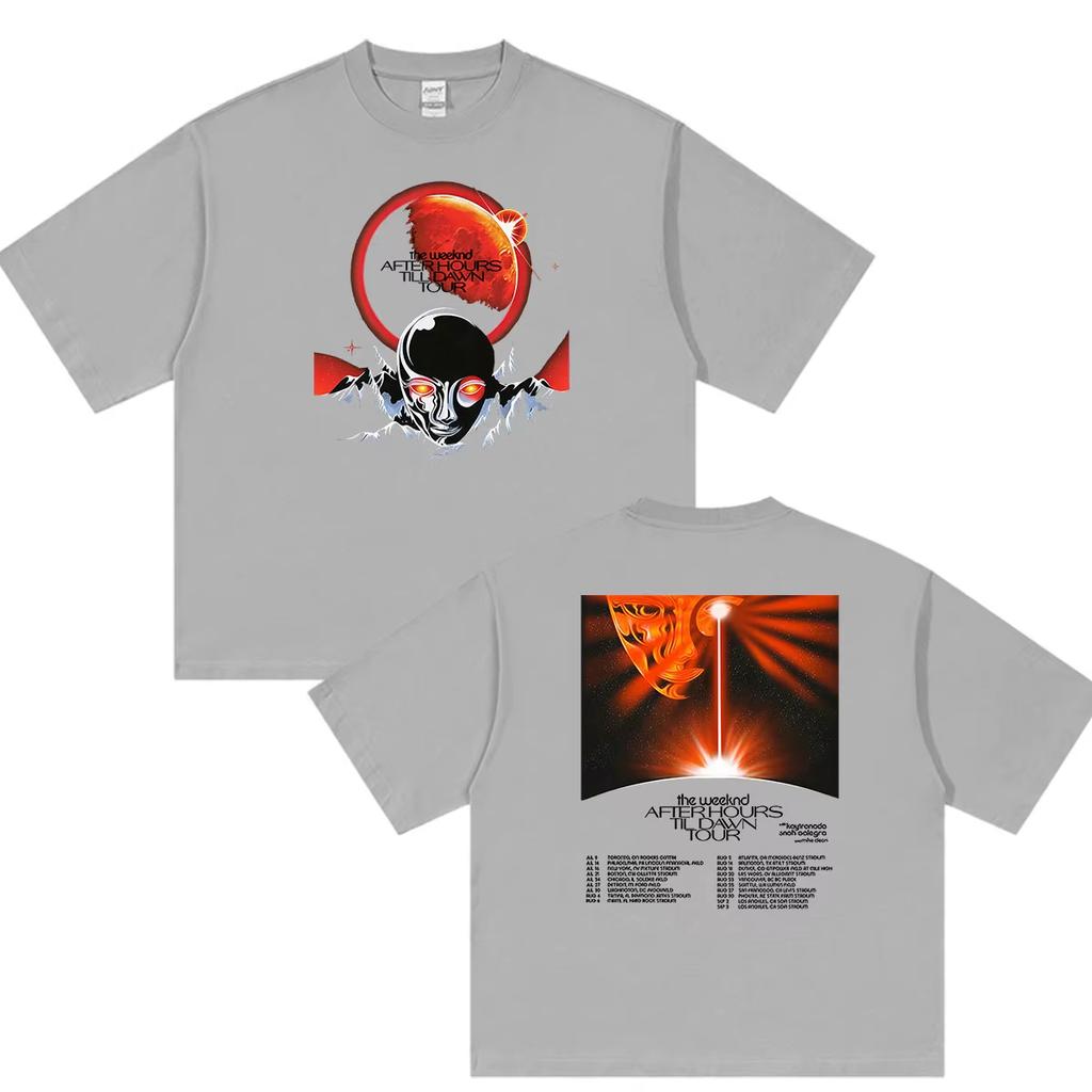 Summer Hot Sale Rapper The Weeknd After Hours Til Dawn Tour 2026 Graphic T Shirt Men Women Hip Hop Retro Fashion T-shirt