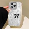 Retro Green Love Heart Bow Feather Texture Phone Case for Honor 400 200 Smart Pro Magic7 6 5 Lite X9a X9c X8b X8a X8c X7c Cover