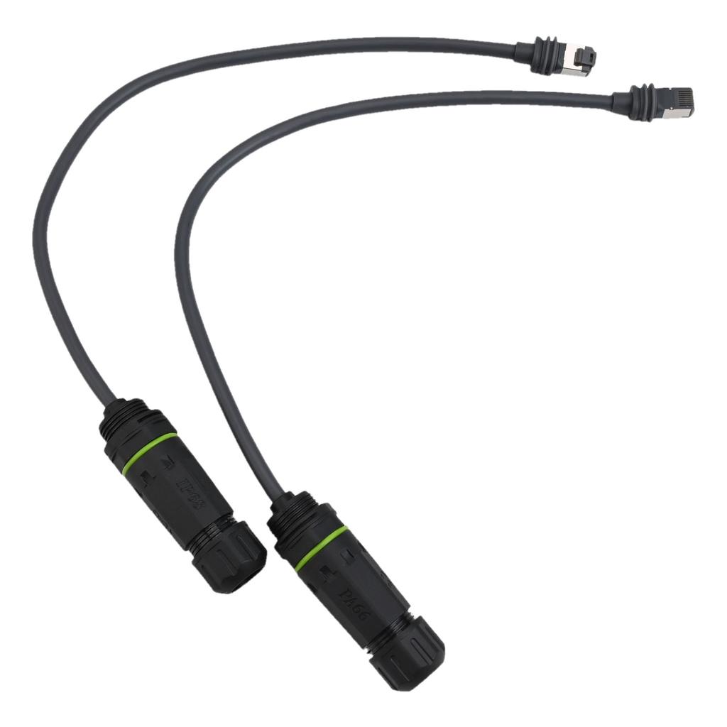 For Starlink For Gen 3 & For Mini Ethernet Adapter Pack Dual For RJ45 Connectors with Strong Waterproof Housing