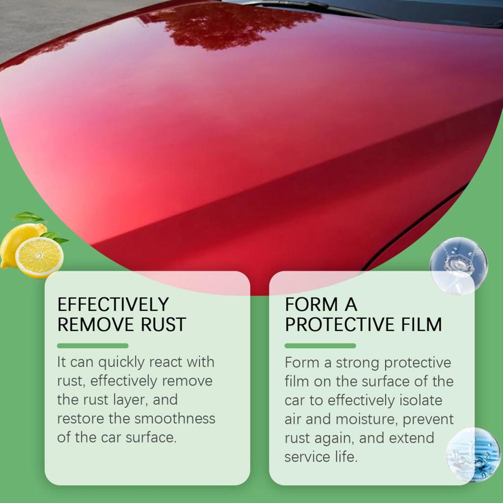 Rust Remover For Metal 120ML Stain Removal Polish Rust Removal Spray For Paint Protection Tool Wheel Pipe Household Kitchen