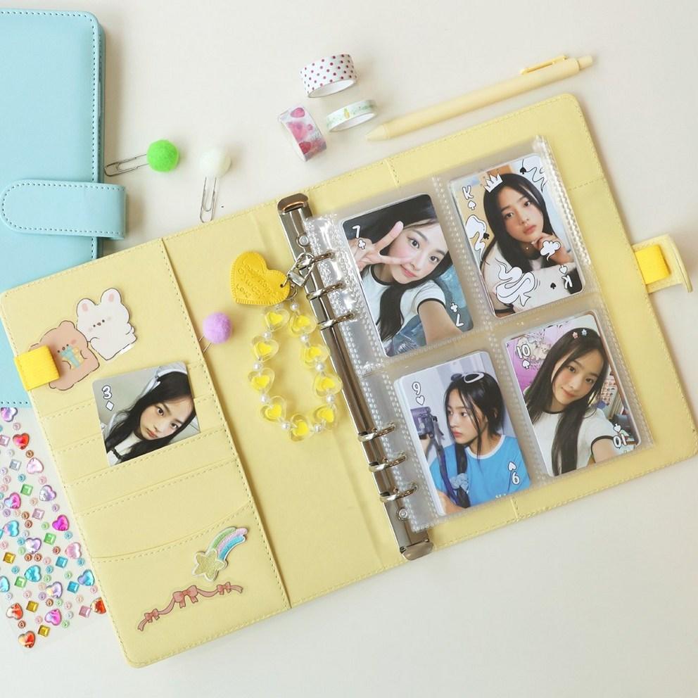 Bom Bom Macaron 6-Round Pokabinder A5 Diary Album with Inner Pages