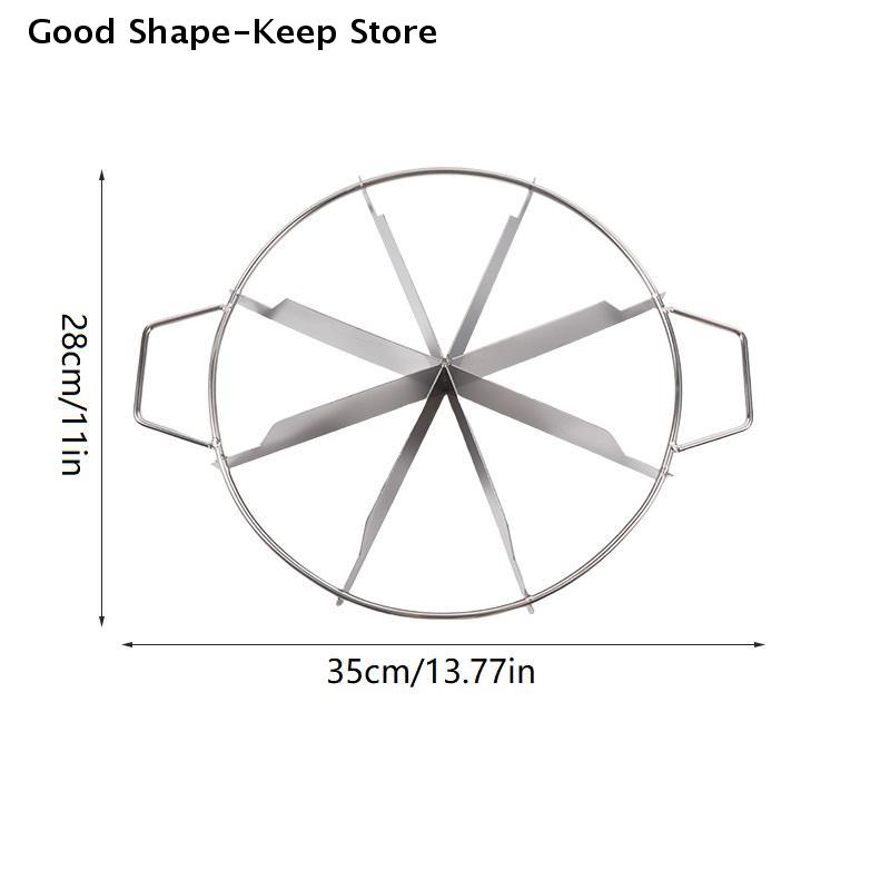 Stainless Steel Pastry Portion Marker Pizza Pie Divider Even 4-10 Slices Cake Portioner Baking Tools Kitchen Cake Cutter Slicer