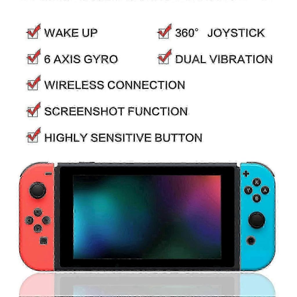 Compatible with Nintendo Switch Controller,Replacement for Switch Controllers, Support Dual Vibration/Wake-up/Motion Control