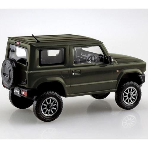 Aoshima Bunka Kyozai (AOSHIMA) 1/32 The Snap Kit Series Suzuki Jimny Custom Wheels (Jungle Green) Pre-Colored Plastic Model Kit No. 08-SP1