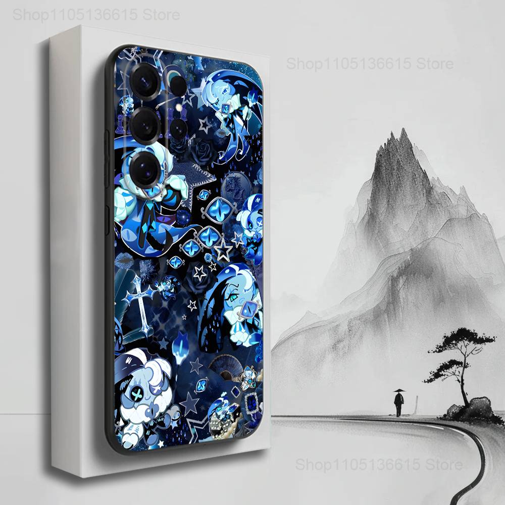 C-Cookie R-Run K-Kingdom Phone Case For Samsung S22,S21,S20,S10,S9,S25,S24,S23,Ultra,FE,Plus,Lite,Soft Silicone Black