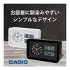 CASIO Alarm Clock Radio Clock White Analog Snooze Light Automatic Lighting TTM-170NJ-7JF