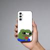 P-Pepe The Funny Frog Phone Case For Samsung Galaxy A73,A21s,A22,A31,A52,A53,A71,A41Soft Black Shell