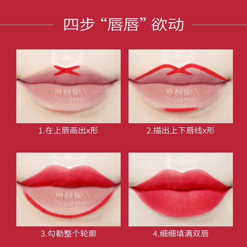 12-Color Lip Liner, Waterproof And Non-Fading For Beginners, Lazy With Makeup Velvet Color Rendering
