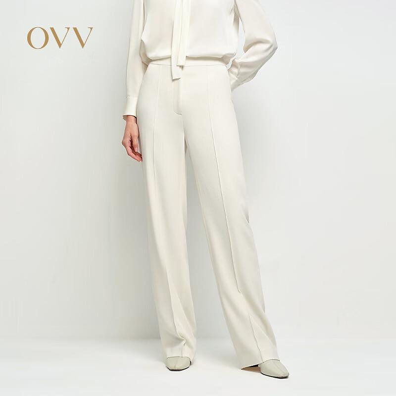 OVV Women s Triacetate Flared Trousers L