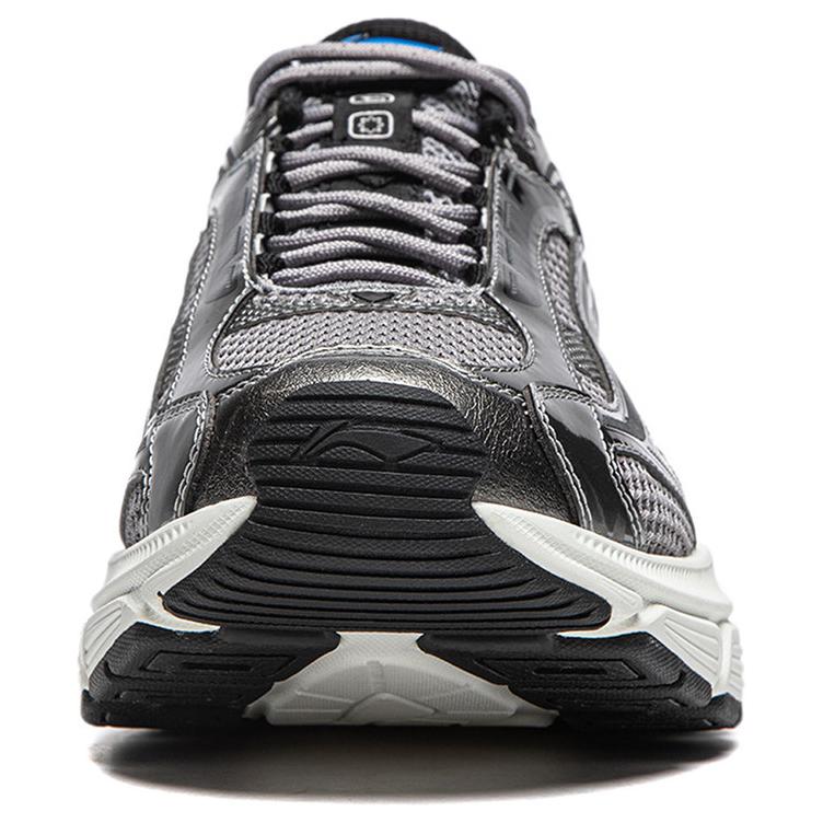 Li Ning Aurora RENEW Slip Resistant, Abrasion Resistant, Support, Height Increasing Low Top Casual Shoes Men's Gray AGCU075-3