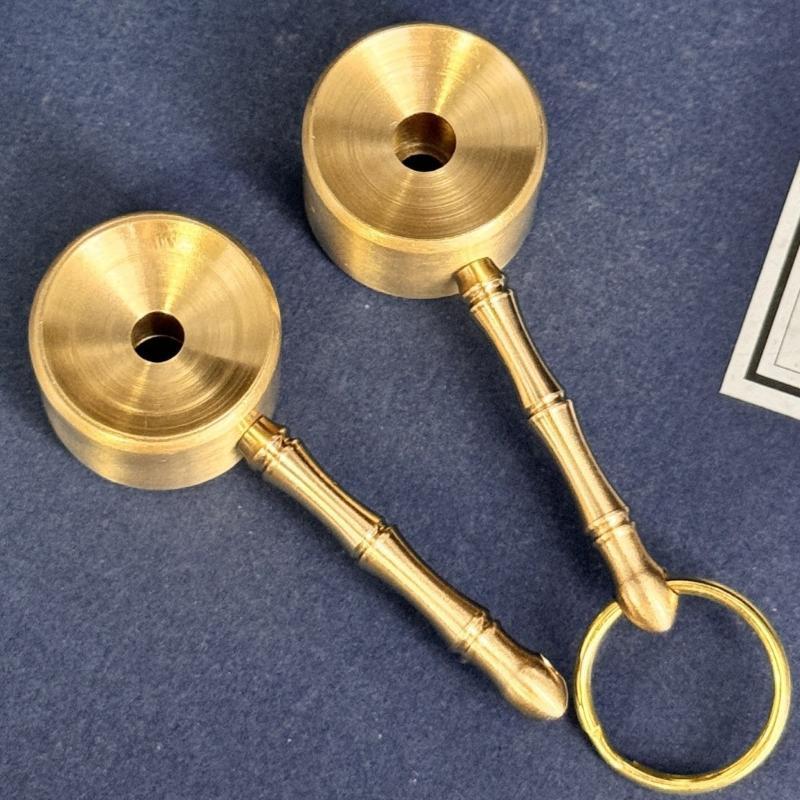 2026 New Retro Brass Whistle Bird Whistle Keychaincrisp Birdsong Portable Exquisite Small Outdoor Camping Activities Gift
