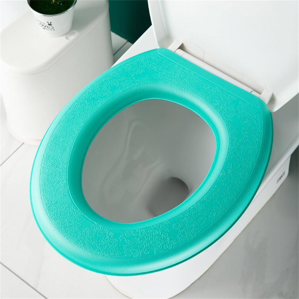Waterdichte Zachte Toiletbrilhoes Badkamer Wasbare Closetzitting Mat Kussen O-vorm Toiletbril Bidet Toiletdeksel Accessoires