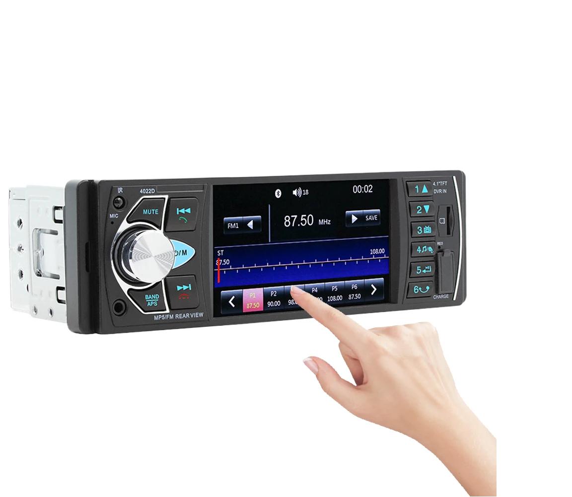 

Reakosound 4.1 Автомобильное радио 1Din Аудио Стерео FM BT Пульт дистанционного управления на руль Интеллектуальная динамическая камера заднего вида MP5 1pcs