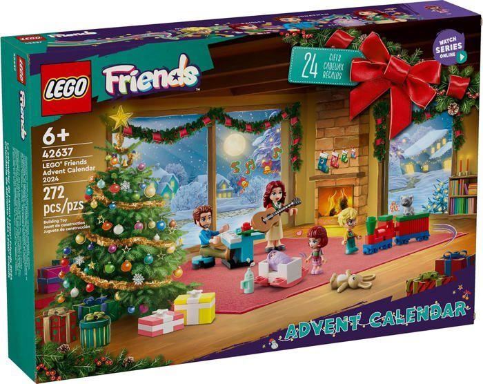 Lego Friends 2024 Advent Calendar - Countdown To Christmas for Kids - Emotions Game with 5 Characters and 3 Animals