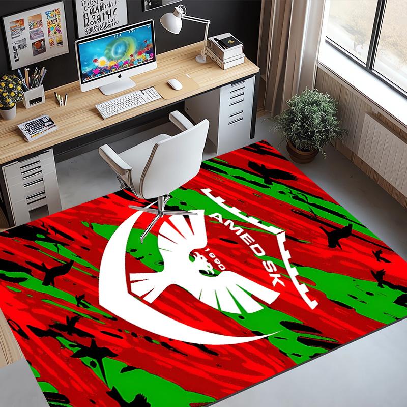 Amed SK Pattern Rug, Indoor/Outdoor Mat, for Picnic, Gameroom, Bedroom, Office, Living Room, Home Decor Carpet, Birthday Gift