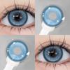 Eyeshare 2Pcs Red Contact Lenses 14.5mm Contact Lenses Big Doll Eye Color Iris For Eyes Natural Cosmetics Annual Contacts