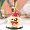 Creative Glasses Star Keychain Pendant Cartoon Plush Doll Keyring Toy Pouch Ornament Children's Latest Year Present