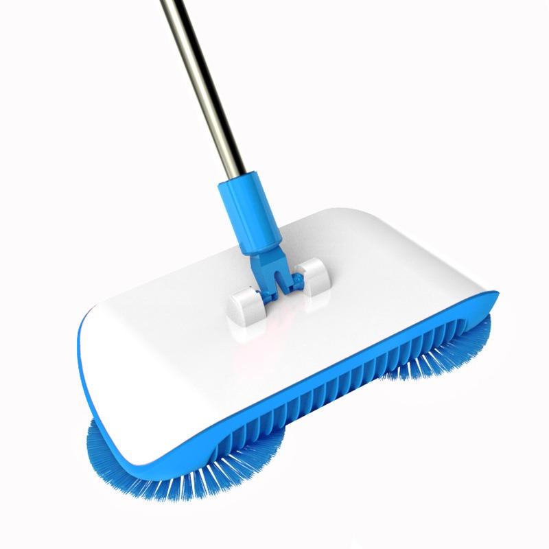 Hand push sweeper, broom dustpan set combination, rotating cleaning magic broom set