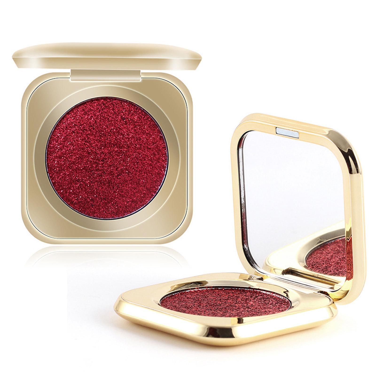 

Shimmer and Glitter Eyeshadow Palette Waterproof Cream Formula Long Lasting Vibrant Colors for Makeup Lovers and Highlighting One Size