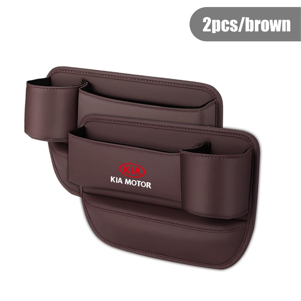 Car Seat Gap Storage Plug Strip Water Cup Storage Box For KIA KN Sportage Ceed Sorento Cerato Optima Picanto Rio Soul K5 Stonic CP6