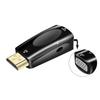 HDMI-kompatibler zu VGA-Kabelkonverter Stecker auf Buchse Konverteradapter mit 3,5-mm-Klinken-Audiokabel 1080P für PC Laptop Tablet