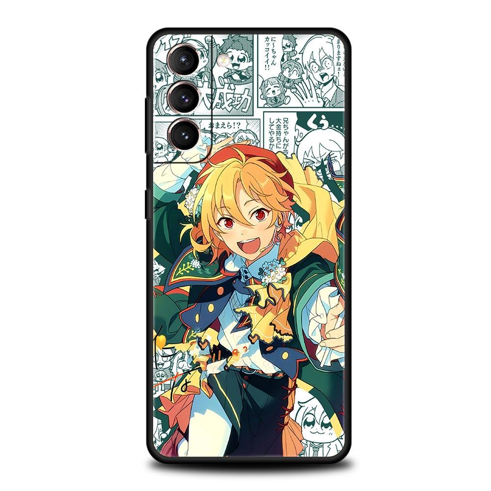Husă pentru telefon Cartoon Ensemble Stars pentru Samsung Galaxy S24 S23 S22 S20 Ultra S21 FE 5G S10 S9 Plus S10E Husă din silicon moale