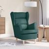 Armchair, Dark Green, 74X84X100 Cm, Upholstered In Fabric