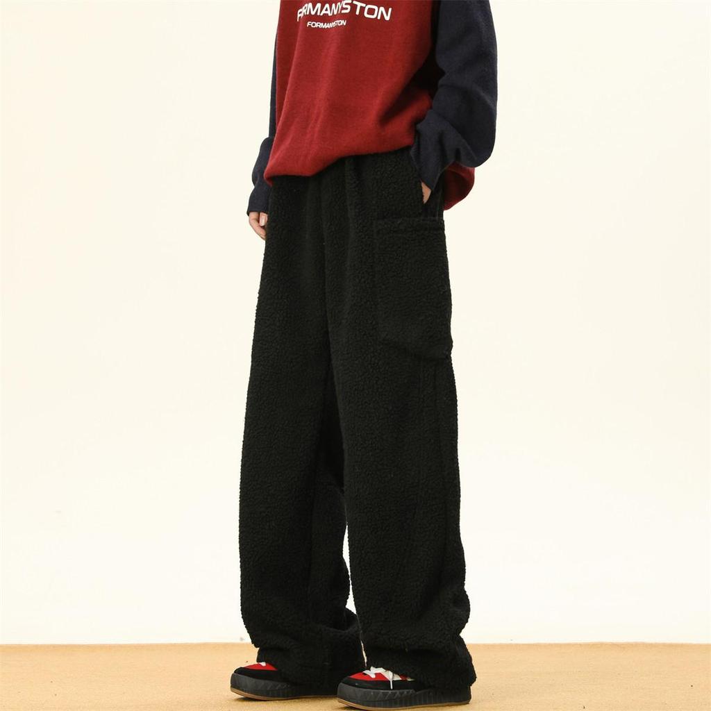 Lammwolle Scimitar Fleece-gefütterte Cargohose - Unisex Winter-Sweathose mit mehreren Taschen