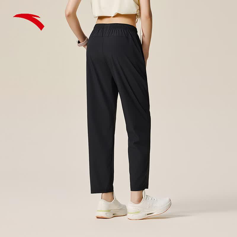 Anta Women's Ice Silk Running Cropped Pants