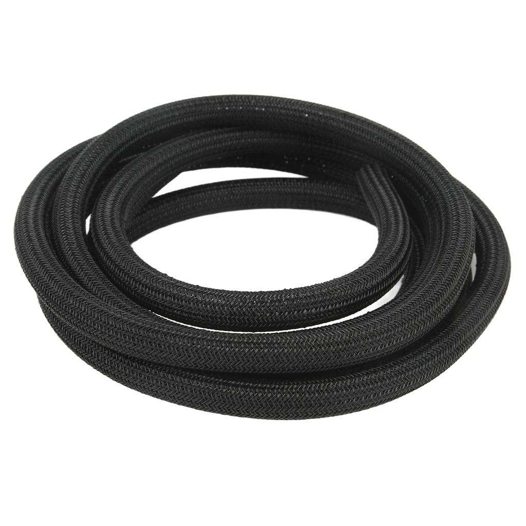 Cable Sleeve 1 2in Diameter Polyethylene Prevent Pets Chewing Black Cord Protector 3 Meter   10ft