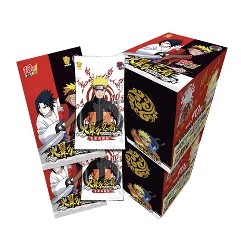 Genuine Naruto Card Will of Fire Deluxe Collection Edition Card Naruto Sasuke Anime Character Cards Collection Toys Kids Gifts
