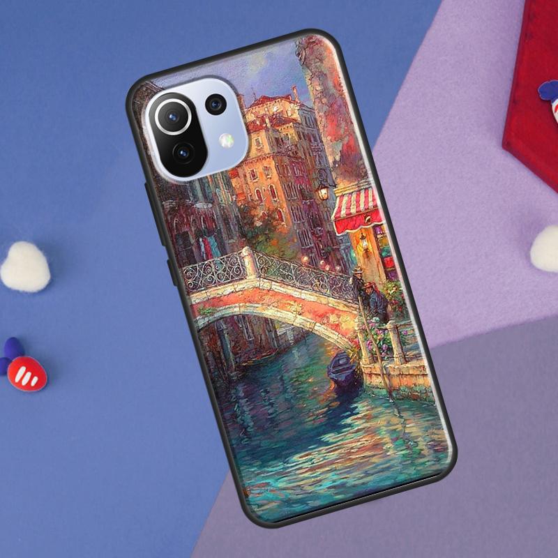 Travel italy Street Venice Cover For Xiaomi 14 Ultra 13 11T 12T 13T 14T Pro POCO X7 X6 Pro X3 X5 F3 F5 M6 F6 Pro Case