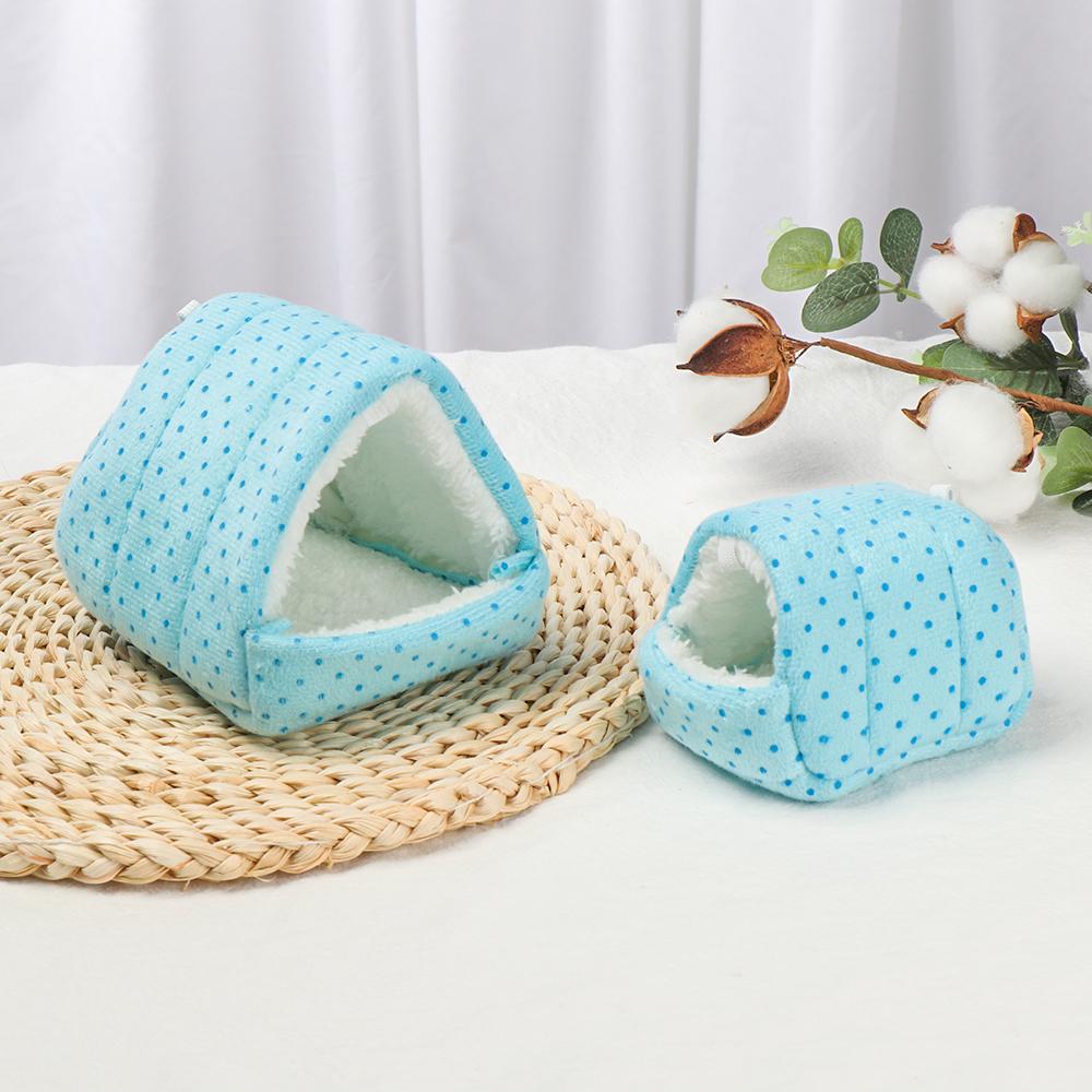 1 Pcs Hamster House Guinea Pig Nest Small Animal Sleeping Bed Winter Warm Cotton Mat Soft Accessories For Rodent/Guinea Pig/Rat